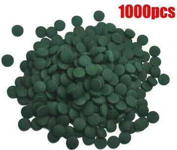 Useful Little Things High Purity Spirulina Tablets Aquarium Pet Food 1000 Pcs