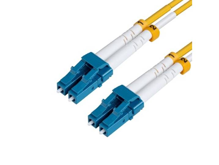 Microconnect - Fib441008 8 m LC/UPC LC/UPC, gele glasvezelkabel (LC/UPC, LC/UPC, stekker/stekker, os1/os2, os1/os2, geel)