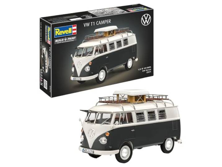 Revell 07674 VW T1 Camper 1:24 Schaal Ongebouwd/Ongelakt Plastic Model Kit