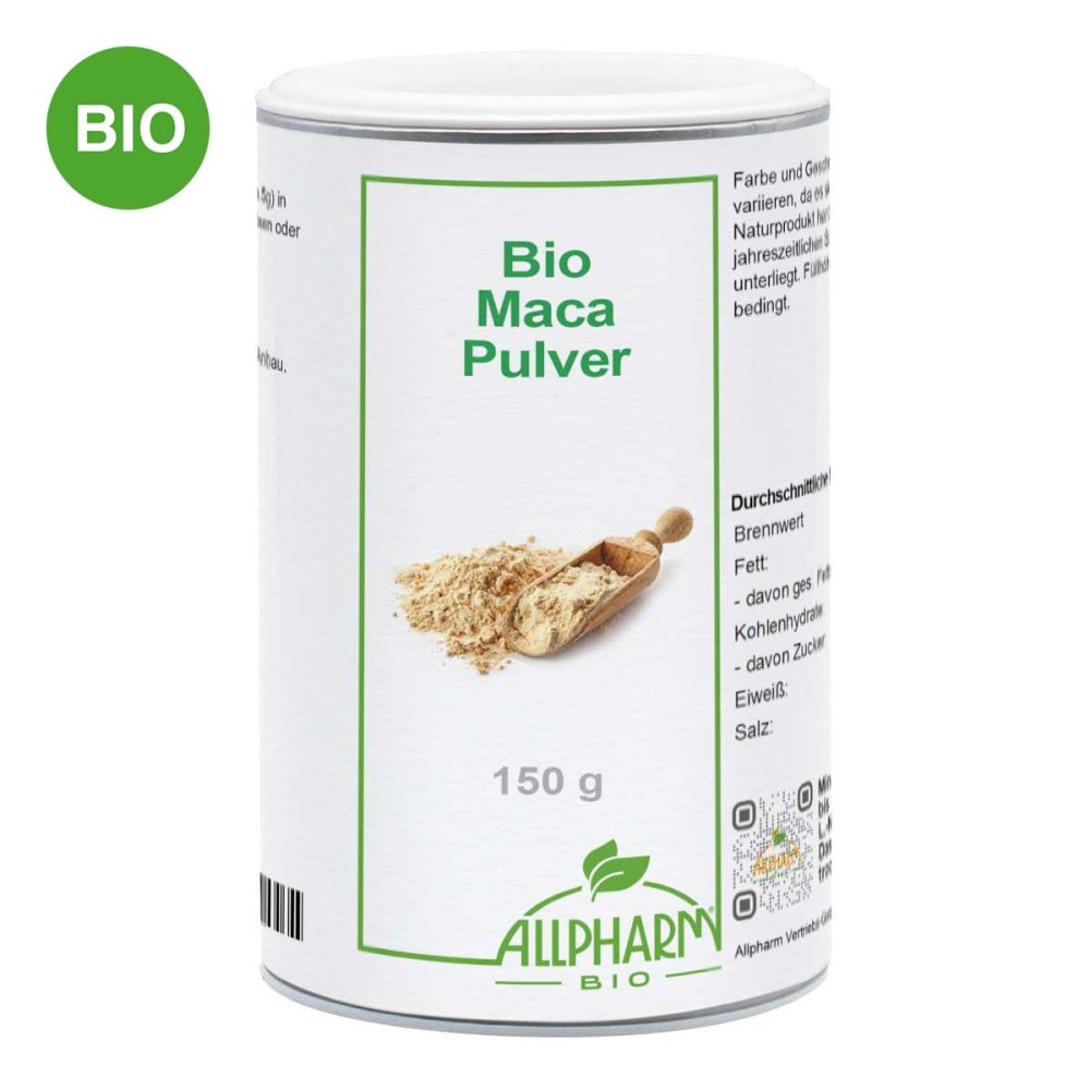 ALLPHARM Vertriebs GmbH Bio Maca Pulver Allpharm 19510092