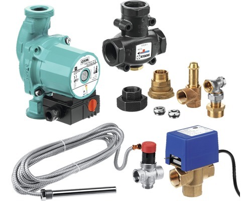 Anschluss Basis Paket 3 Wasserführende Kaminöfen