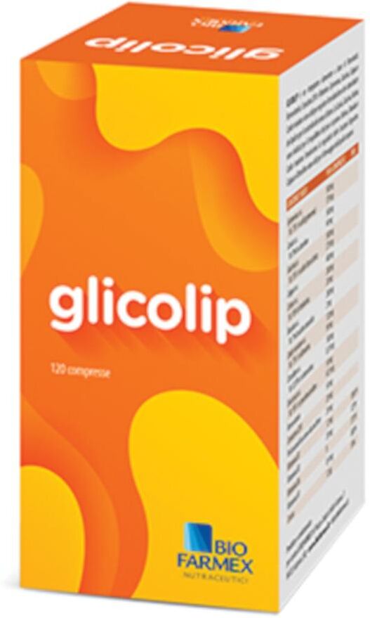 BIOFARMEX Srl Glicolip 120 compresse integratore metabolismo glucidico controllo glicemia naturale