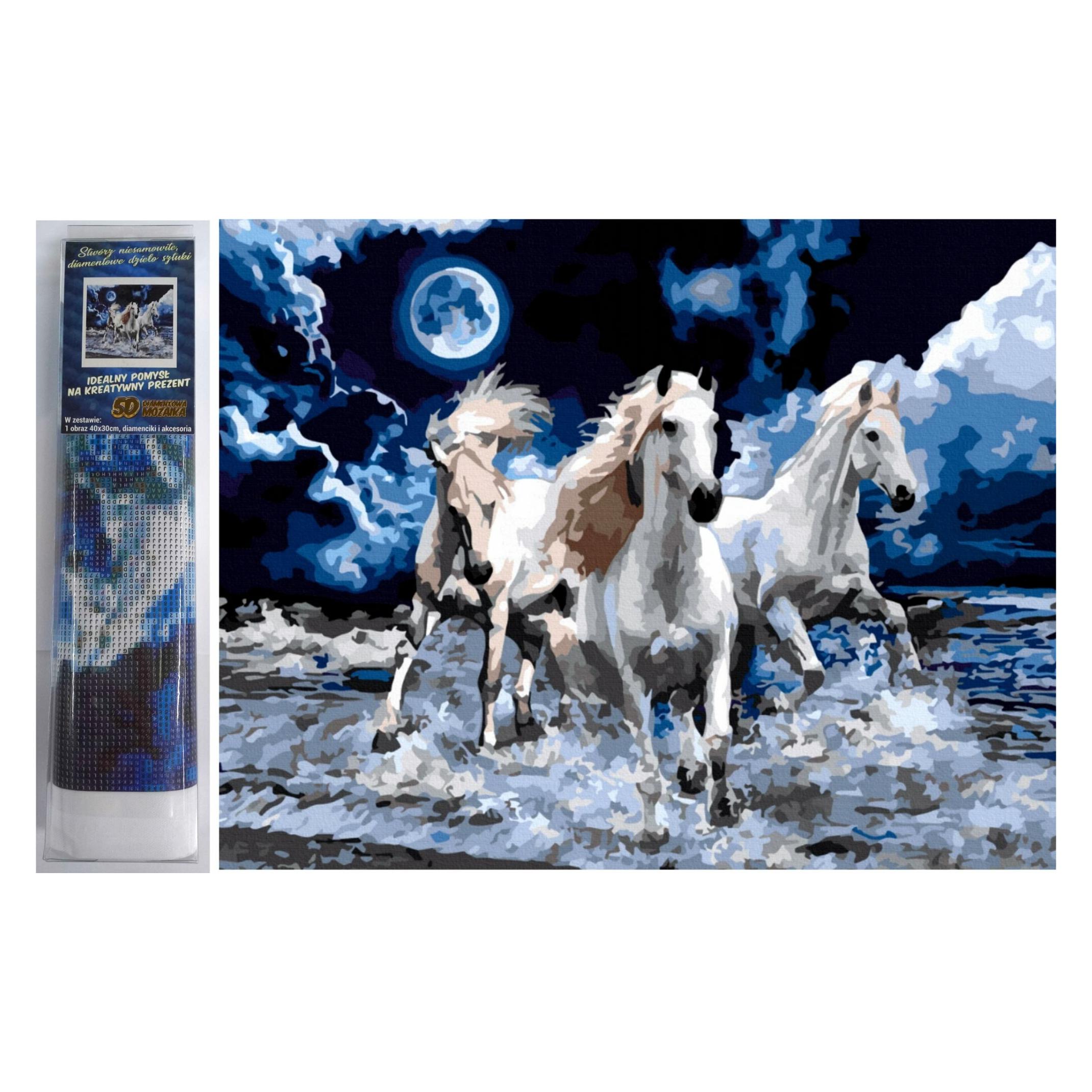 Norimpex Diamant Malerei Pferd trio 30x40cm (1007744)
