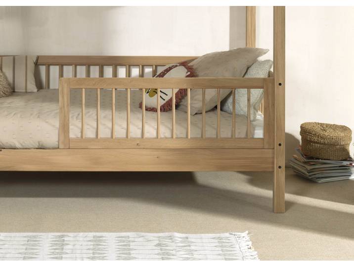 Massiver Fallschutz 105 x 40 x 30cm Braun/Eiche