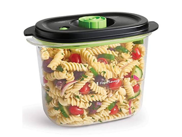Boîte alimentaire FoodSaver de conservation et marinade 1\,8 Litres Boîte alimentaire hermétique sans BPA Anti-fuite Va au lave-vaisselle