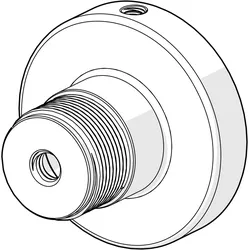 Hansa Wandhalterung HANSA 1013902V verchromt, 1013902V 1013902V