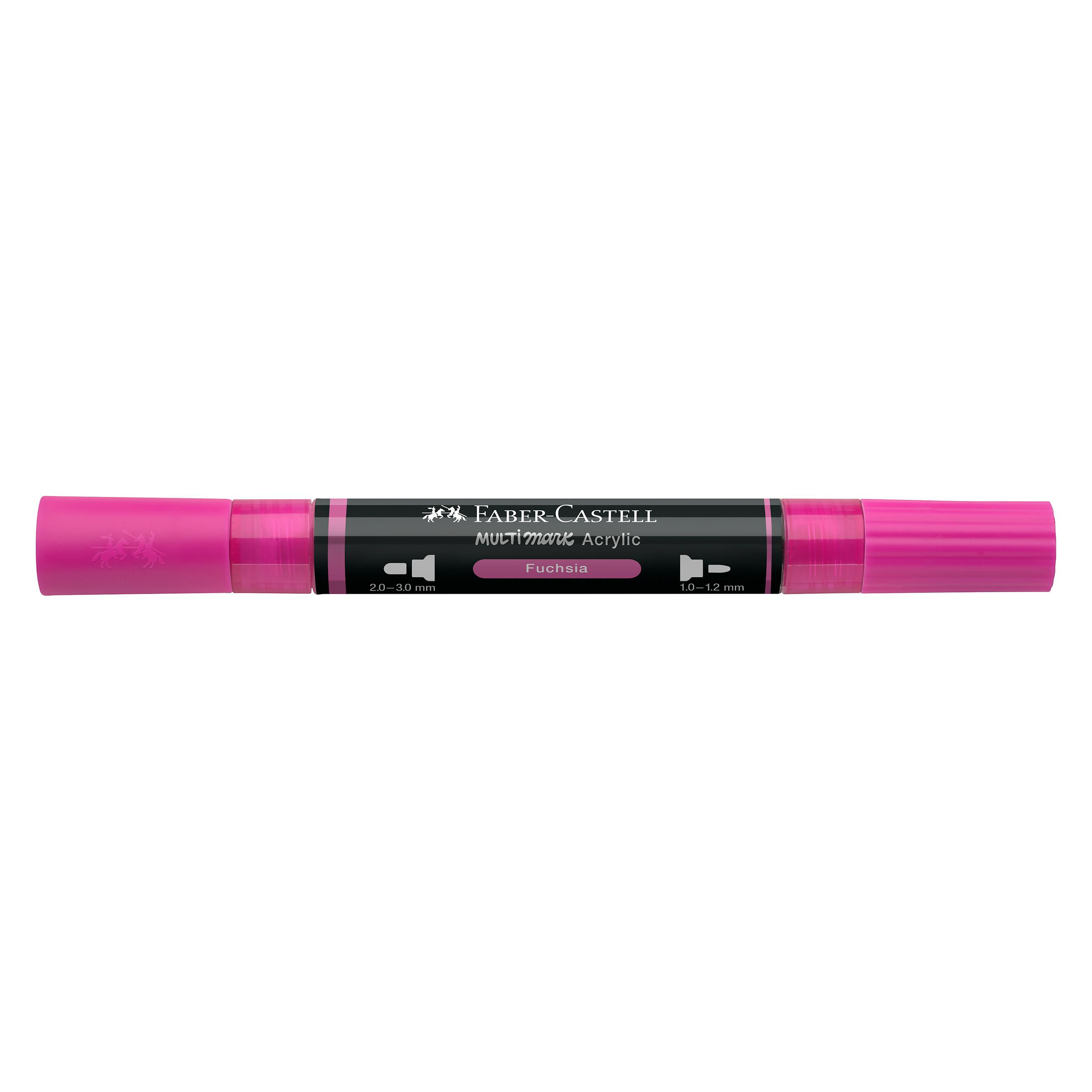 Faber-Castell Multimark Acrylic Marker. fuchsia (1x) (185925)