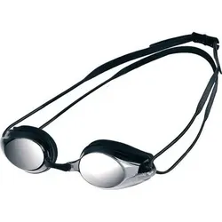 ARENA Unisex Wettkampf Schwimmbrille Tracks Mirror, Größe ONE SIZE in Schwarz Schwarz