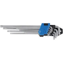 BGS Winkelschlüssel-Satz extra lang + extra kurz T-Profil (für Torx) T10 - T50 9tlg. - 9375