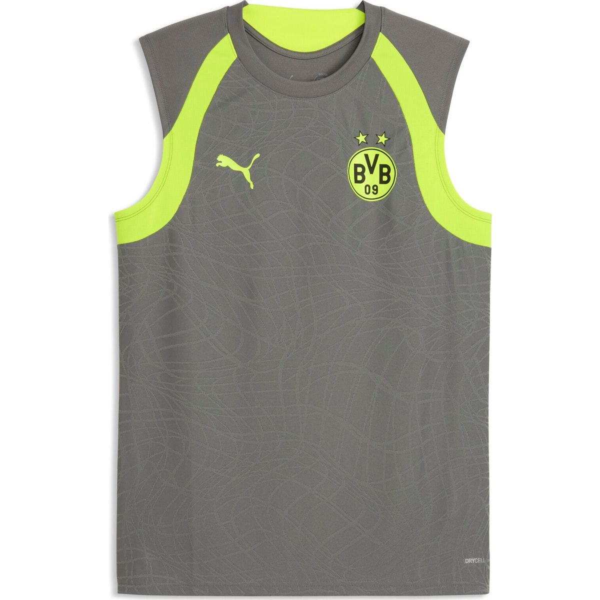 Puma BVB Training Jersey flat medium gray-yellow alert (10) M 786610-10-M