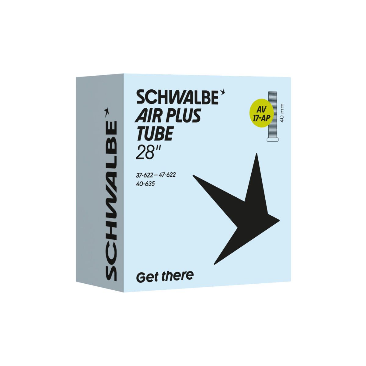 Schwalbe Schwalbe Schlauch AV17 Air Plus AGV 37/47-622/635 40 mm SB10462270