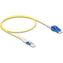 Delock 88291 Glasfaser LWL Anschlusskabel 0.5 m Gelb 9/125 µ Singlemode OS2