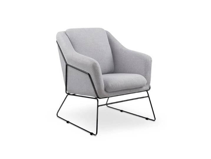 Hellgrauer Relaxsessel HAMAR 2