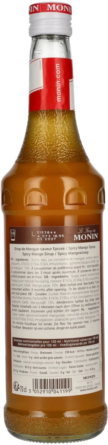 Le Sirop de Monin WÜRZIGE MANGO 0,7l