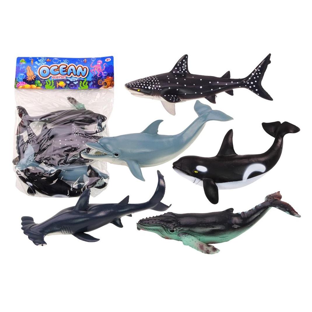 Lean Toys Figurenset Die grössten Meerestiere, 6-tlg (52268964)