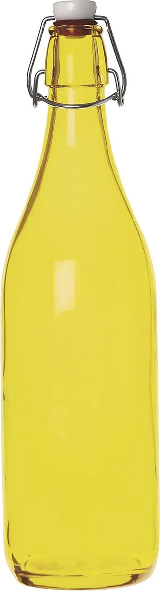 Gladde Fles Drank Dispenser Geel 1 Liter