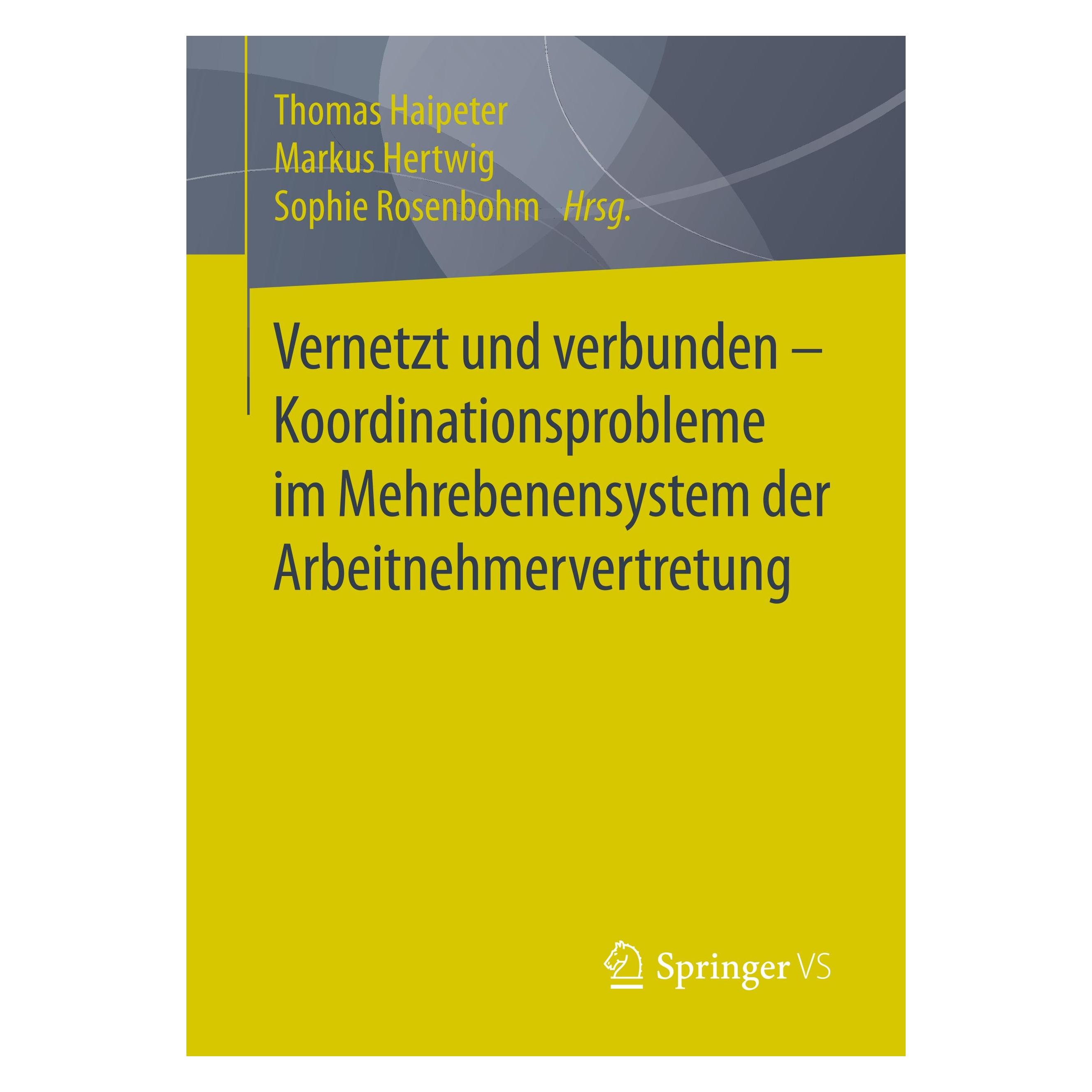 Springer Vernetzt und verbunden - Koordinationsprobleme im Mehrebenensystem der Arbeitnehmervertretung (Deutsch, Softcover, Markus Hertwig, Sophie Rosenbohm, Thomas Haipeter) (9680488)