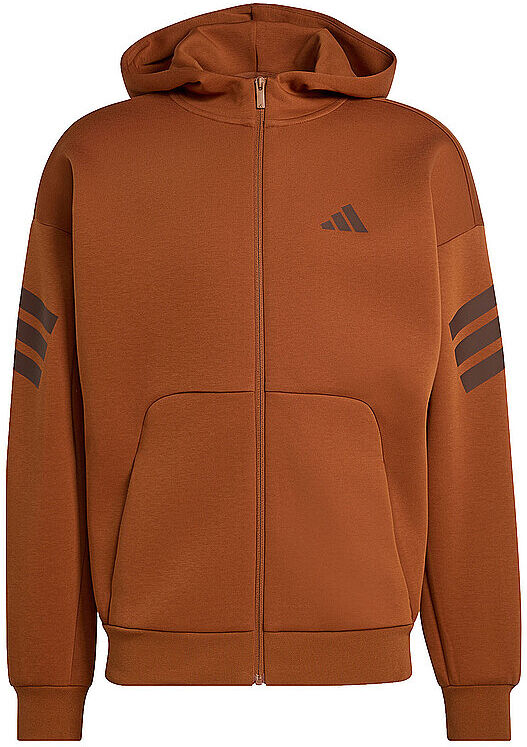 Adidas Herren Kapuzenjacke FI 3S kupfer   M M