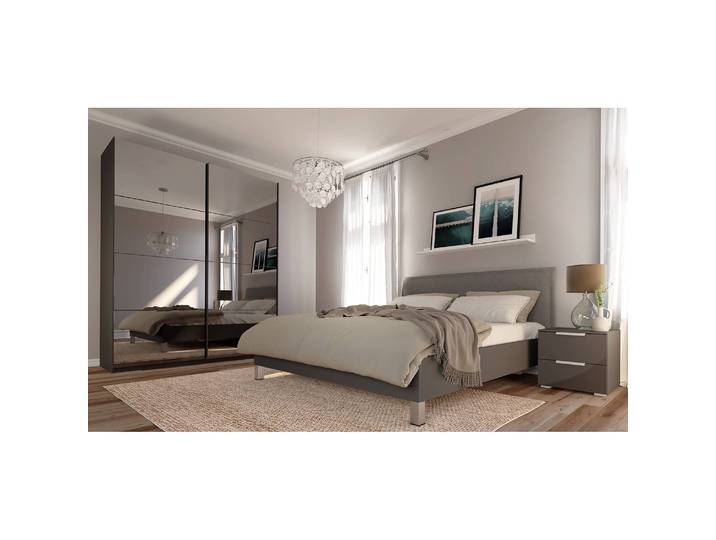 Armoire reflect+ 181 x 222cm Gris/Graphite 2 porte