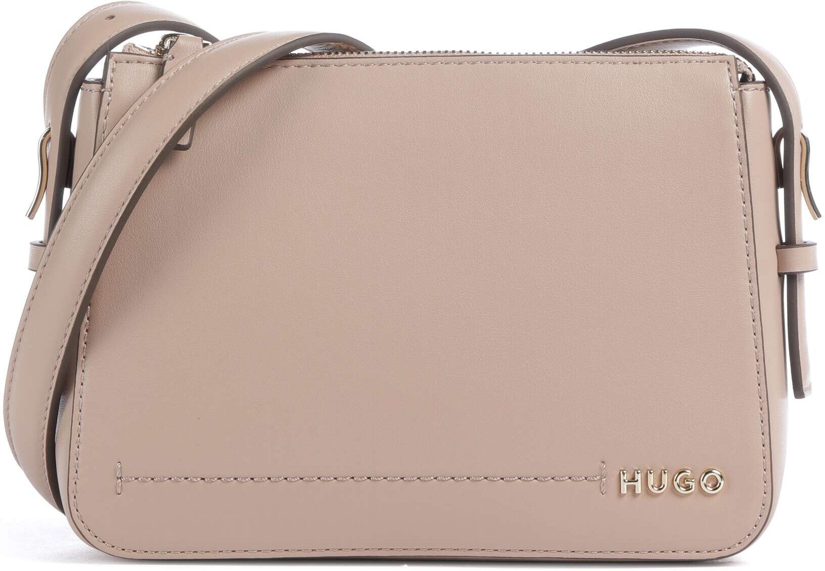Hugo Yorih Umhängetasche aus Leder, pink