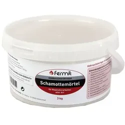 Fermit Schamottemörtel keramisch, feuerfest, 3kg Eimer