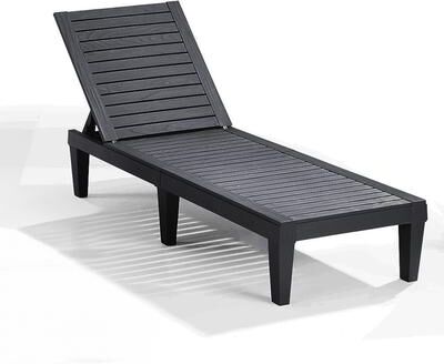 Nestl Waterproof, Lightweight, and Adjustable Outdoor Chaise Lounge Chairs for Patio and Poolside