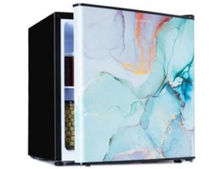 Klarstein CoolArt 45L Réfrigérateur CEE E Compartiment Congélateur 1.5 l Porte Design