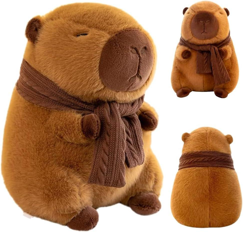 Realistische Pluche Capibara Knuffel voor Kinderen, 25 cm