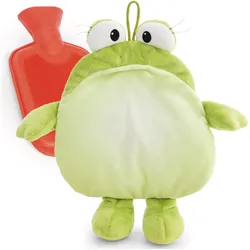 NICI, Bettflasche, 62969 Wärmflasche Frosch Frowin 300ml 32cm GREEN (0.30 l, Bettflasche mit Bezug)