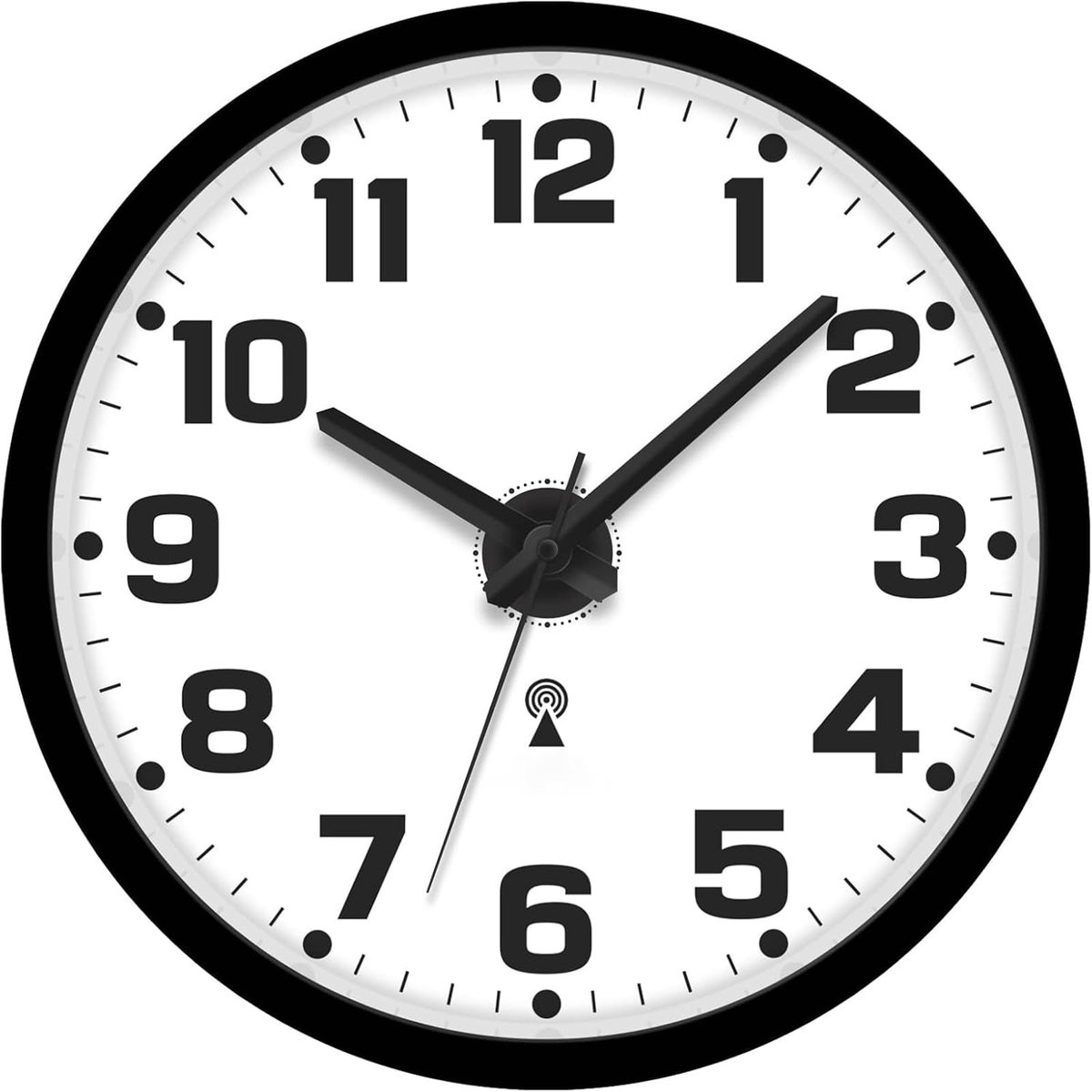 Radiografische Wandklok 30 cm - Stil & Modern Design - Zwart