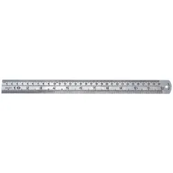 Stahllineal, metrisch/Zoll, 300 mm