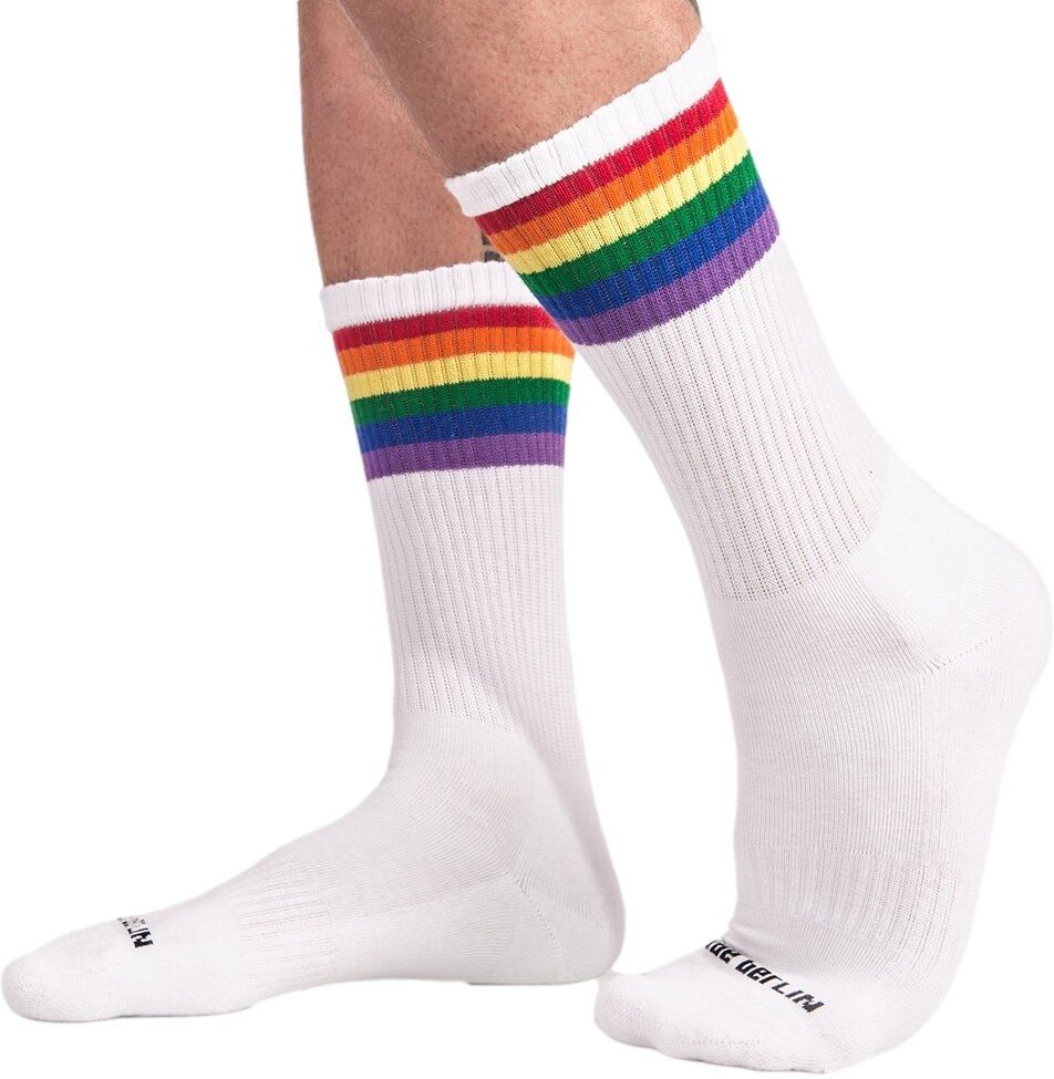 Barcode Berlin Chaussettes Gym Socks Rainbow
