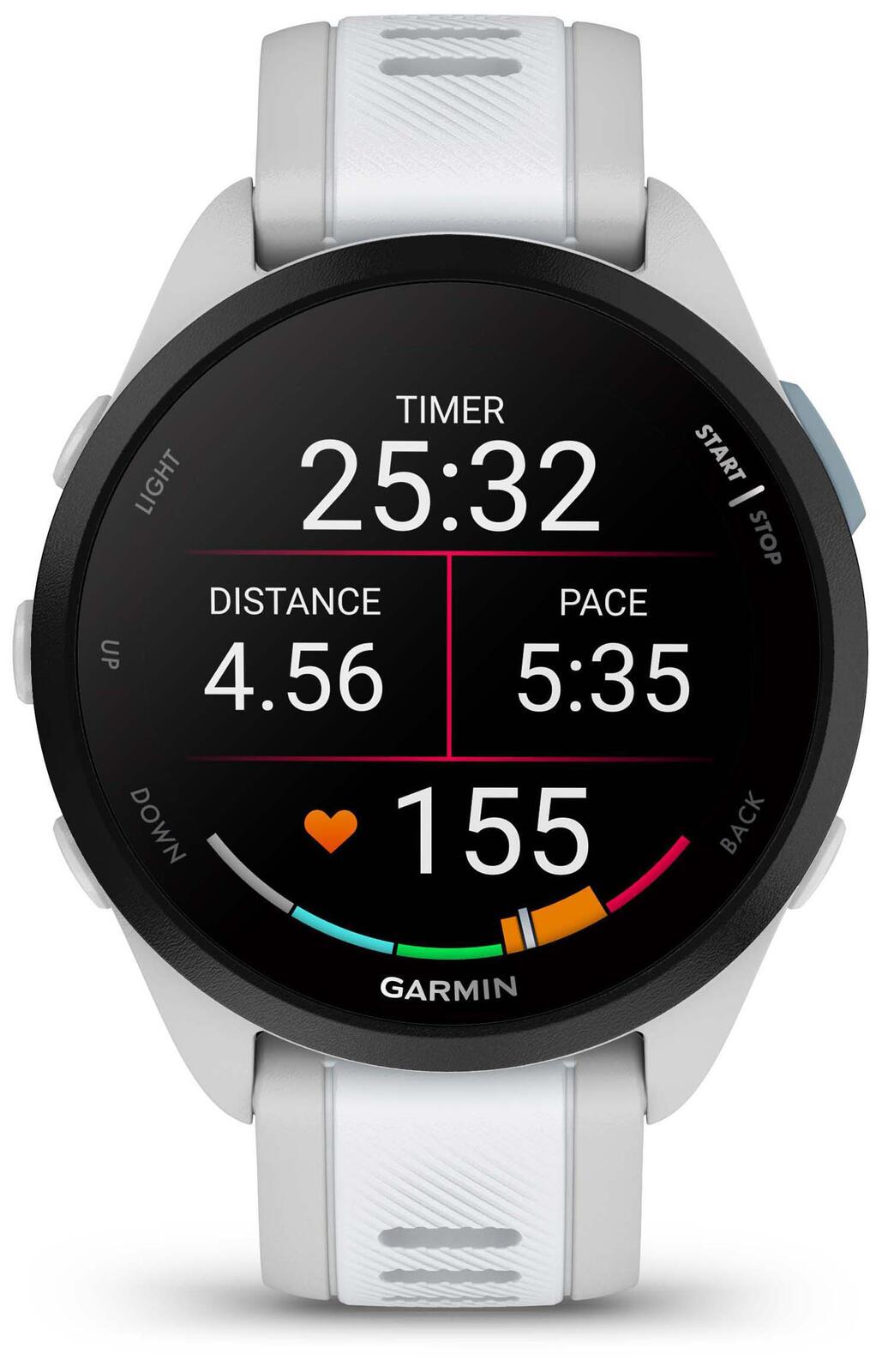 GARMIN Forerunner 165 Smartwatch dunstgrau/steinweiß 010-02863-21
