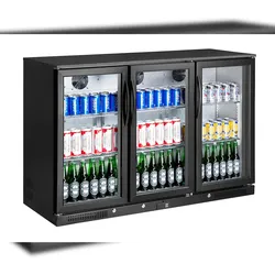 Skyrainbow Flaschenkühler, Inhalt 300 Liter, 3 Flügeltüren