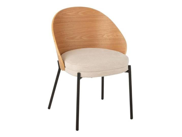 Chaise Design  Lone  74cm Naturel & Beige