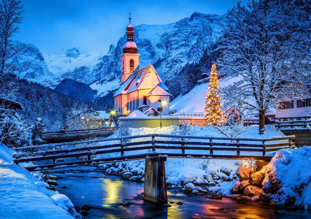 Bluebird Puzzle legpuzzel Ramsau 1000 stukjes kleurrijk