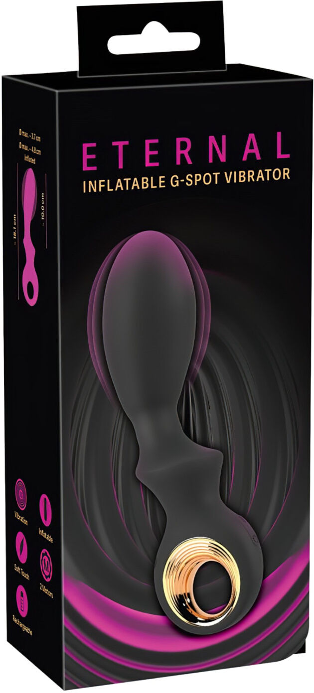 Eternal - Inflatable G-Spot Vibrator (Black)
