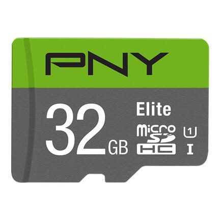 PNY Technologies PNY Elite microSDHC UHS-I Speicherkarte 32 GB mit SD-Adapter P-SDU32GU185GW-GE