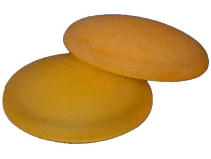 Dekomagnet LIEDECO, gelb (honigfarben), Ø:3cm, Materialmix, Gardinenbefestigungen, Dekomagnet, für metallische Flächen