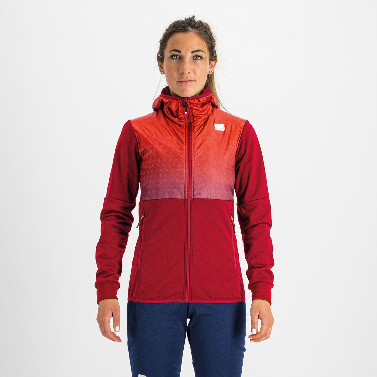 Sportful Rythmo W Jacket red rumba / pompelmo (622) L 0421526-622-L