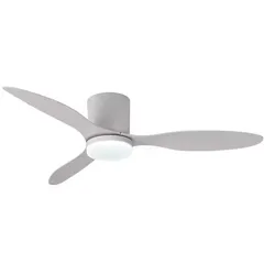 Deckenventilator mit Licht und Fernbedienung - Weiß und weiße Flügel