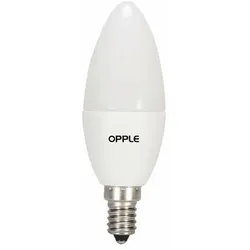 Opple LED Kerzenlampe "EcoMax DIM B38" E14 3,5W 827 25W-Ersatz