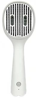 Inspired Deals Premium Rechargeable UV Sterilization Pet Brush & Self Cleaning Pet Grooming Comb gray
