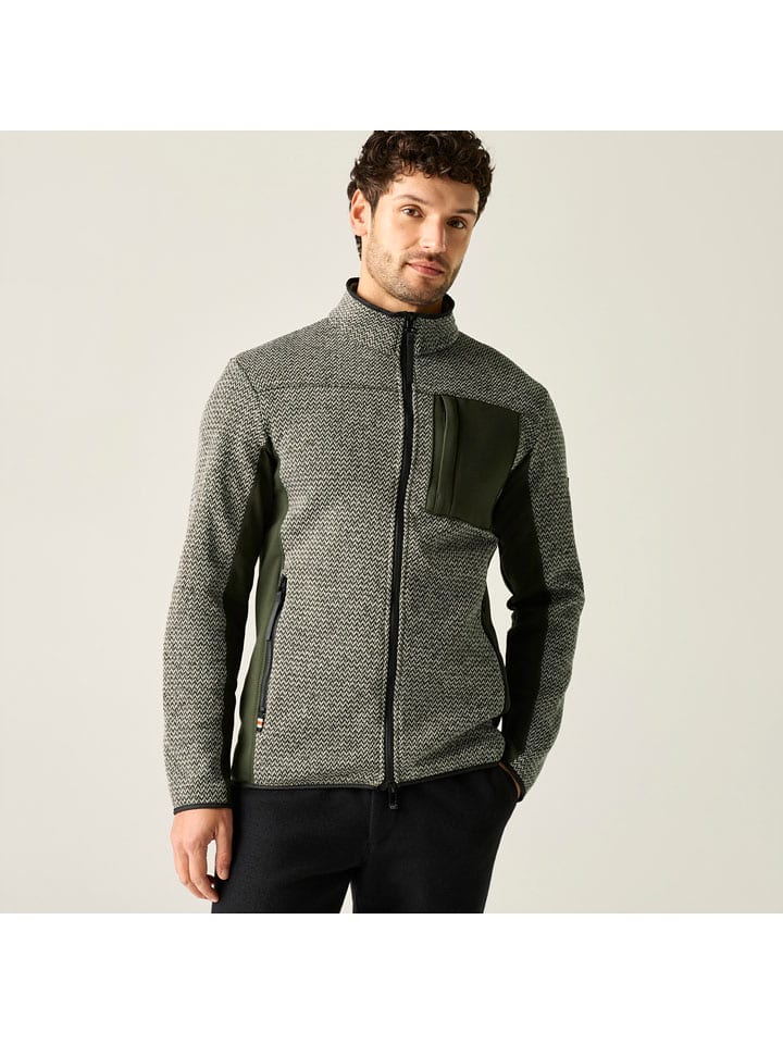 Regatta Fleecejacke "Salgado" in Oliv - 3XL