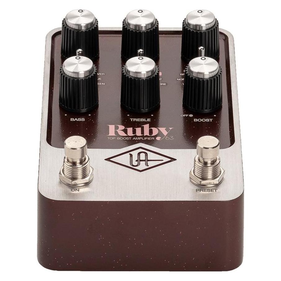 Universal Audio UAFX Ruby '63 Top Boost Amplifier - Gitarreneffekt (Gitarre) (UA GPM-RUBY)