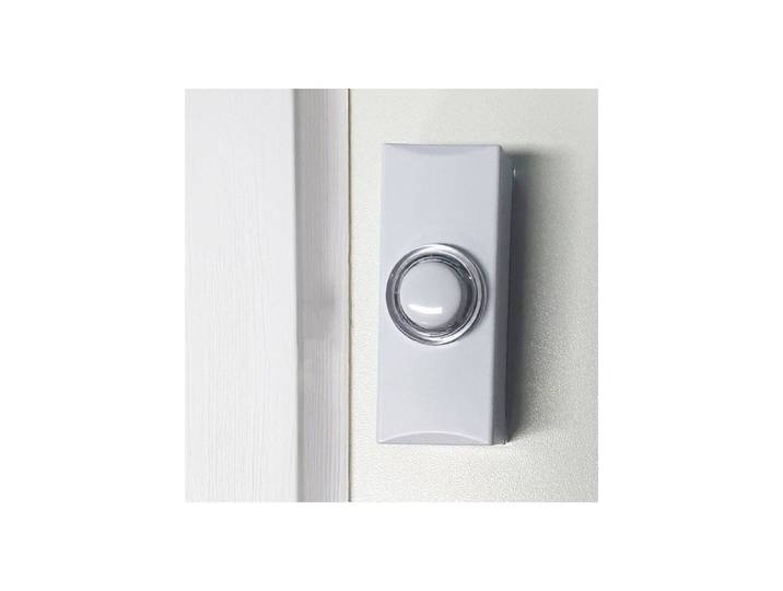 Bouton De Sonnette Filaire Kyf Kyf-alarm-009-b Rétroéclairé Blanc 6x6 Cm