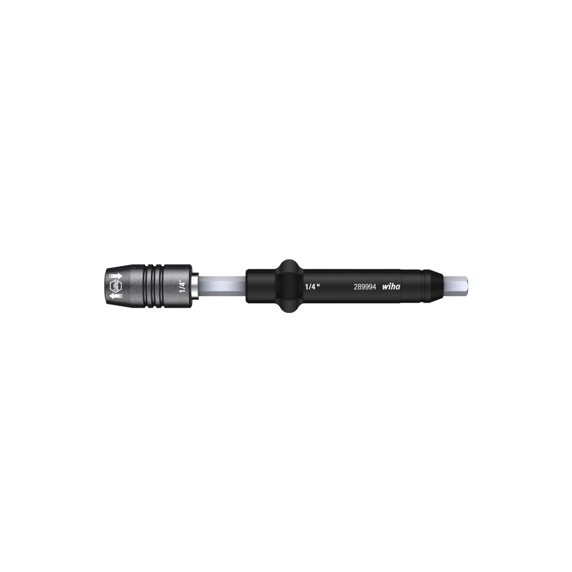 Wiha Bithalter für Drehmoment-Schraubendreher mit Quergriff 1/4 mm x 125 mm (28758)