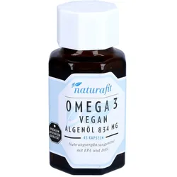 Naturafit Omega-3 vegan Algenöl 834 mg Kapseln
