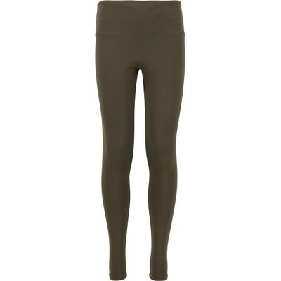Trainingstights ENDURANCE "Basia", Jungen, Gr. 116, EURO-Größen, grün (olivgrün), 77% Polyamid, 23% Elasthan, unifarben, Hosen, aus atmungsaktivem Material mit 4-Way-Stretch