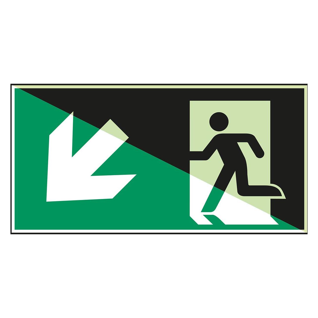 Brady Notausgang (links) - ISO 7010 (139252)